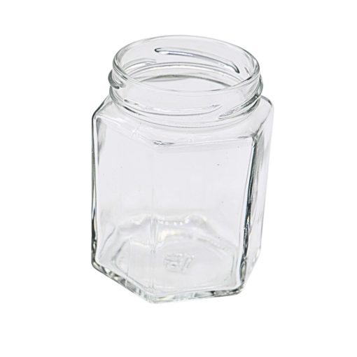 Konzerves Üveg Hexagon 196ml