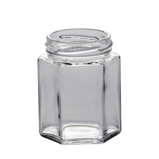 Konzerves Üveg Hexagon 196ml