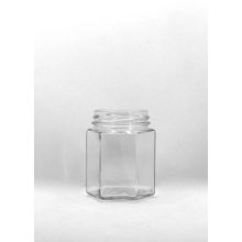 Konzerves Üveg Hexagon 196ml