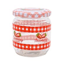 425 ml Konzervüveg - Epres tetővel