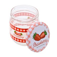 425 ml Konzervüveg - Epres tetővel