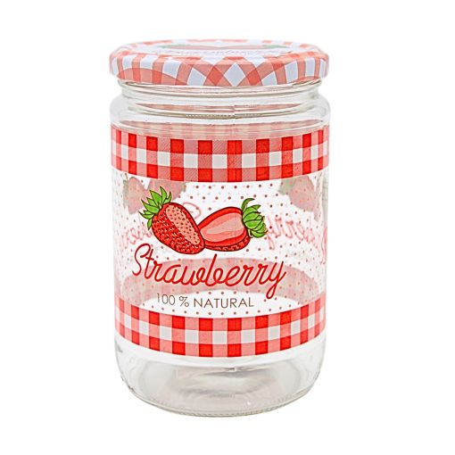 660 ml Konzervüveg - Epres tetővel