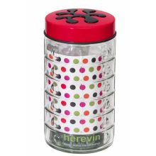 Tároló üveg 2 liter - Puzzle - 3 színben - új