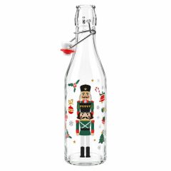 1000ml Karácsonyi Csatos Üveg több mintával