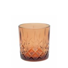 345 ml Whiskey / Vizes Pohár - Borostyán