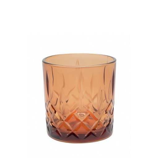 345 ml Whiskey / Vizes Pohár - Borostyán