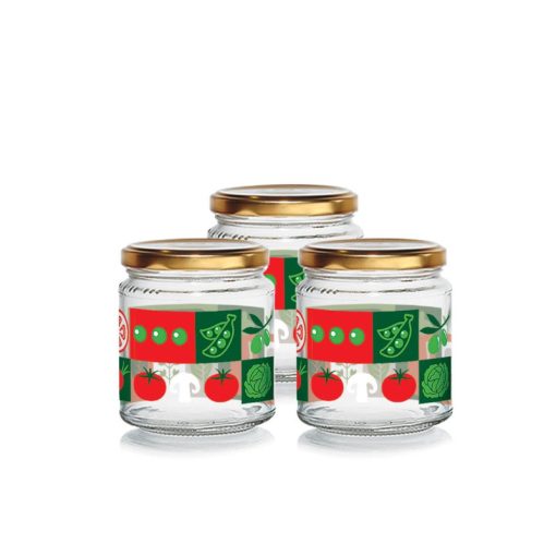 300 ml Konzervüveg tetővel For Pachino
