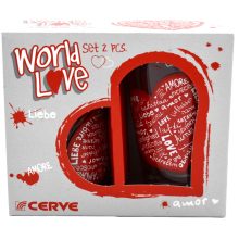World Love pohár szett (2 db)