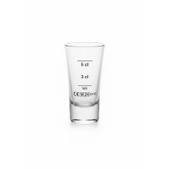 60ml Pohár CHEERIO pálinkás, mértékjeles (3-5 cl)