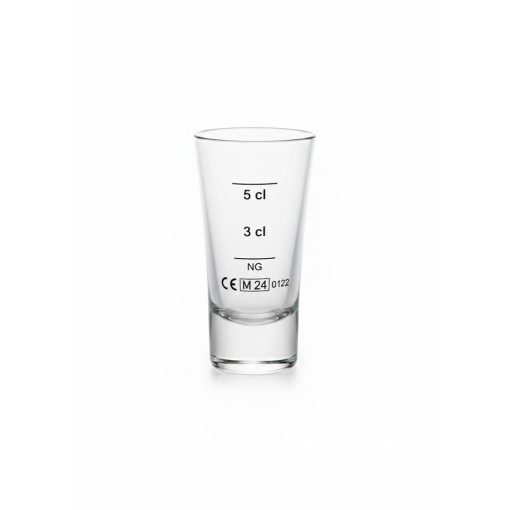 60ml Pohár CHEERIO pálinkás, mértékjeles (3-5 cl)