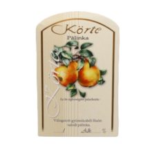 Pálinkás címke - Körte (nagy)