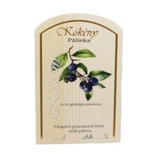 Pálinkás címke - Kökény (nagy)
