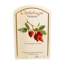 Pálinkás címke - Csipkebogyó (nagy)