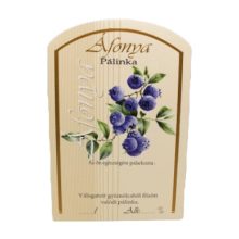 Pálinkás címke - Áfonya (nagy)