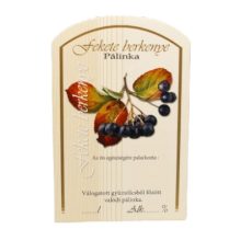 Pálinkás címke - Fekete berkenye (nagy)