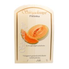Pálinkás címke - Sárgadinnye (nagy)