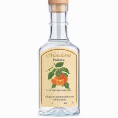 Pálinkás címke - Mandarin (nagy)